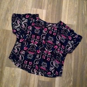 EUC Torrid sheer blouse